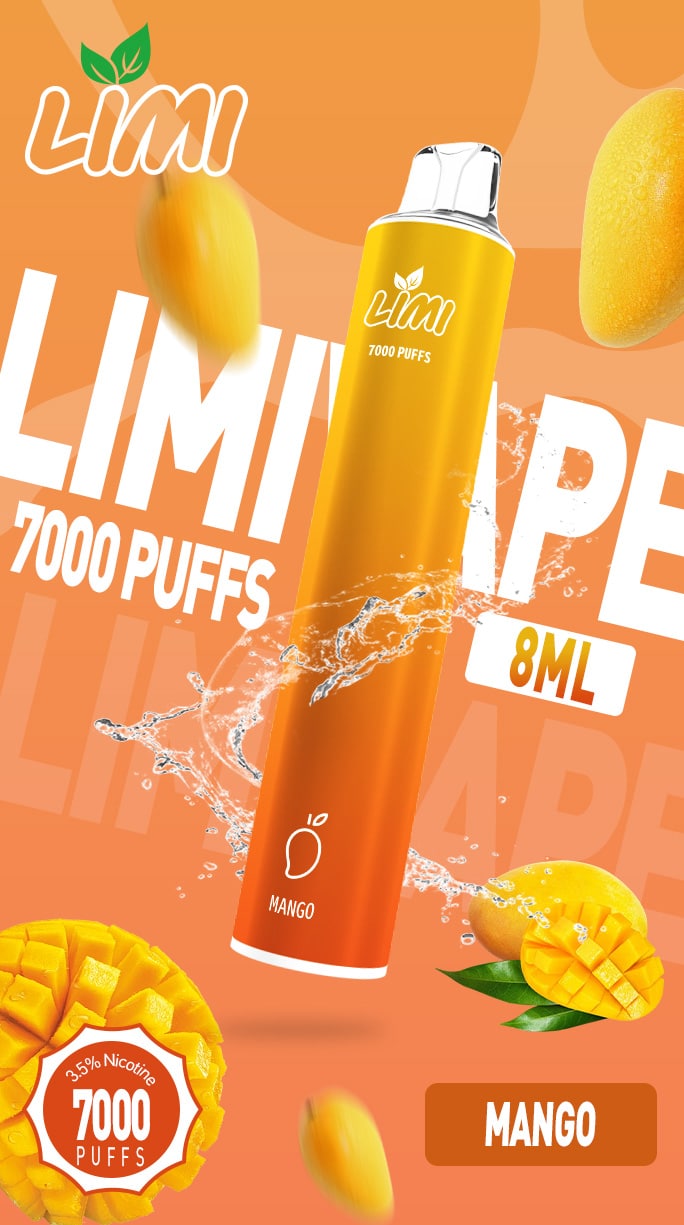 LIMI 7000口拋棄式電子煙｜大容量持久體驗 - 電子煙潮流商城